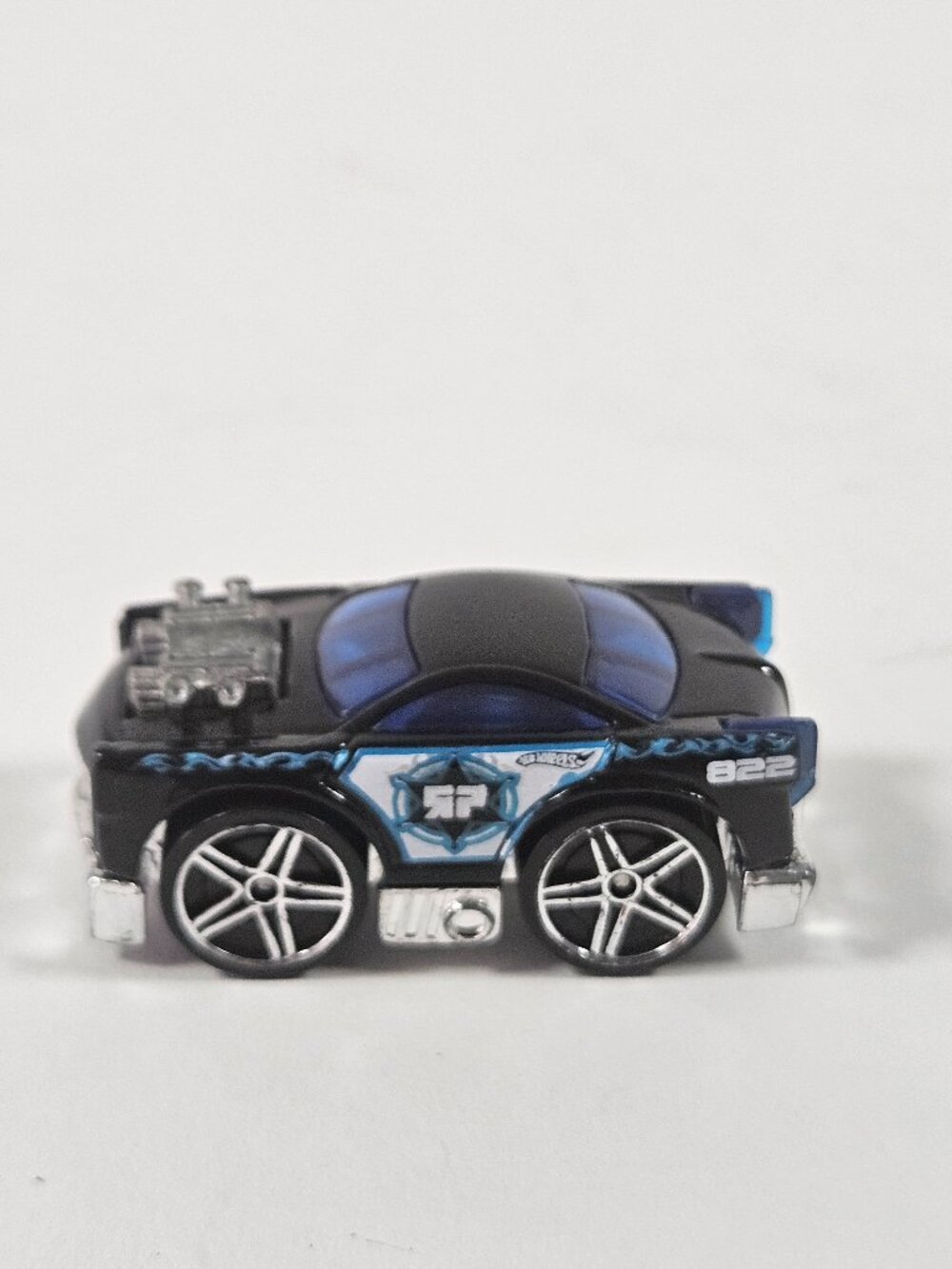 Vintage Hot Wheels 2003 Brick Cutter Metalflake Dark Blue Black